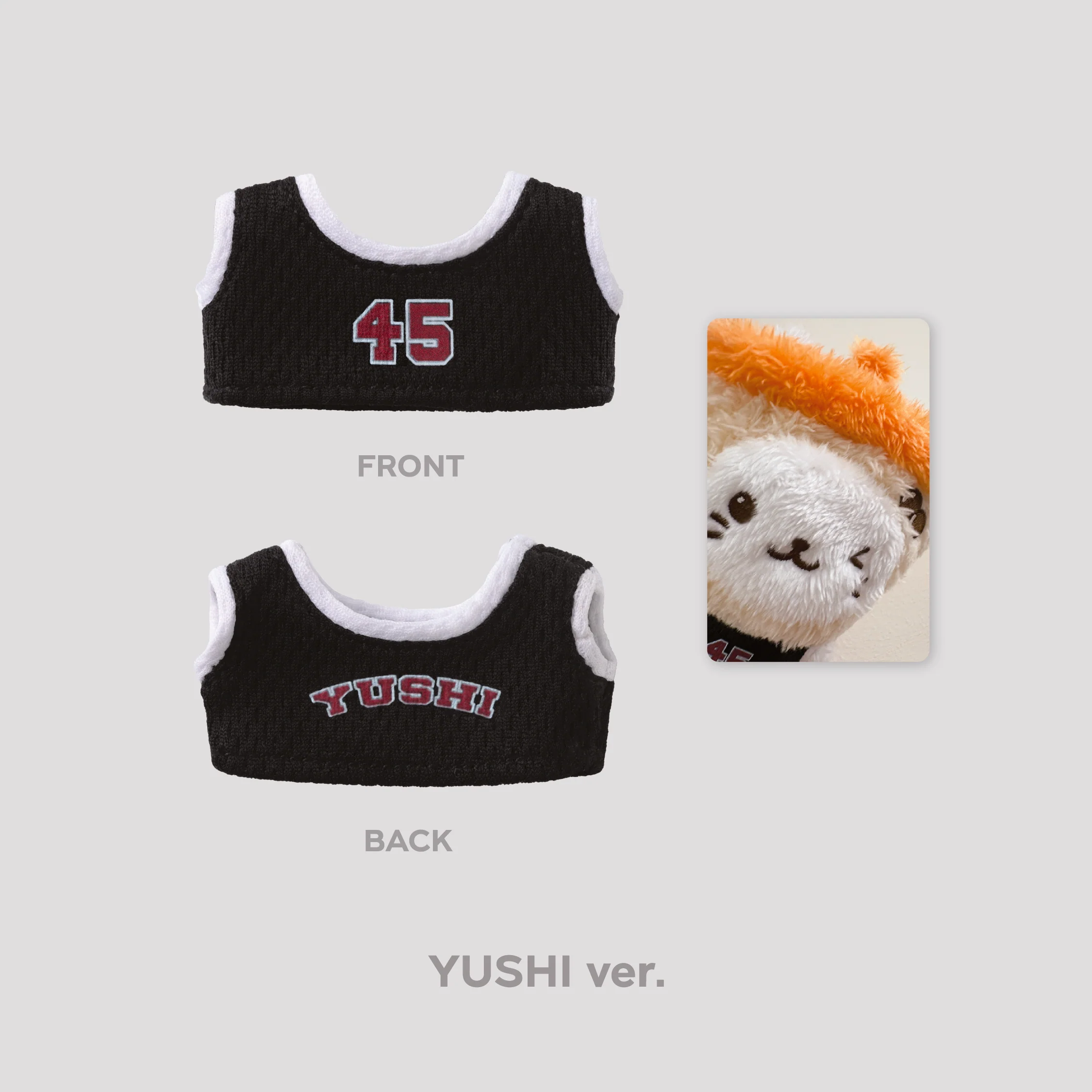10CM DOLL UNIFORM SET - NCT WISH 'LET'S GO STEADY' POP-UP MD - Image 4