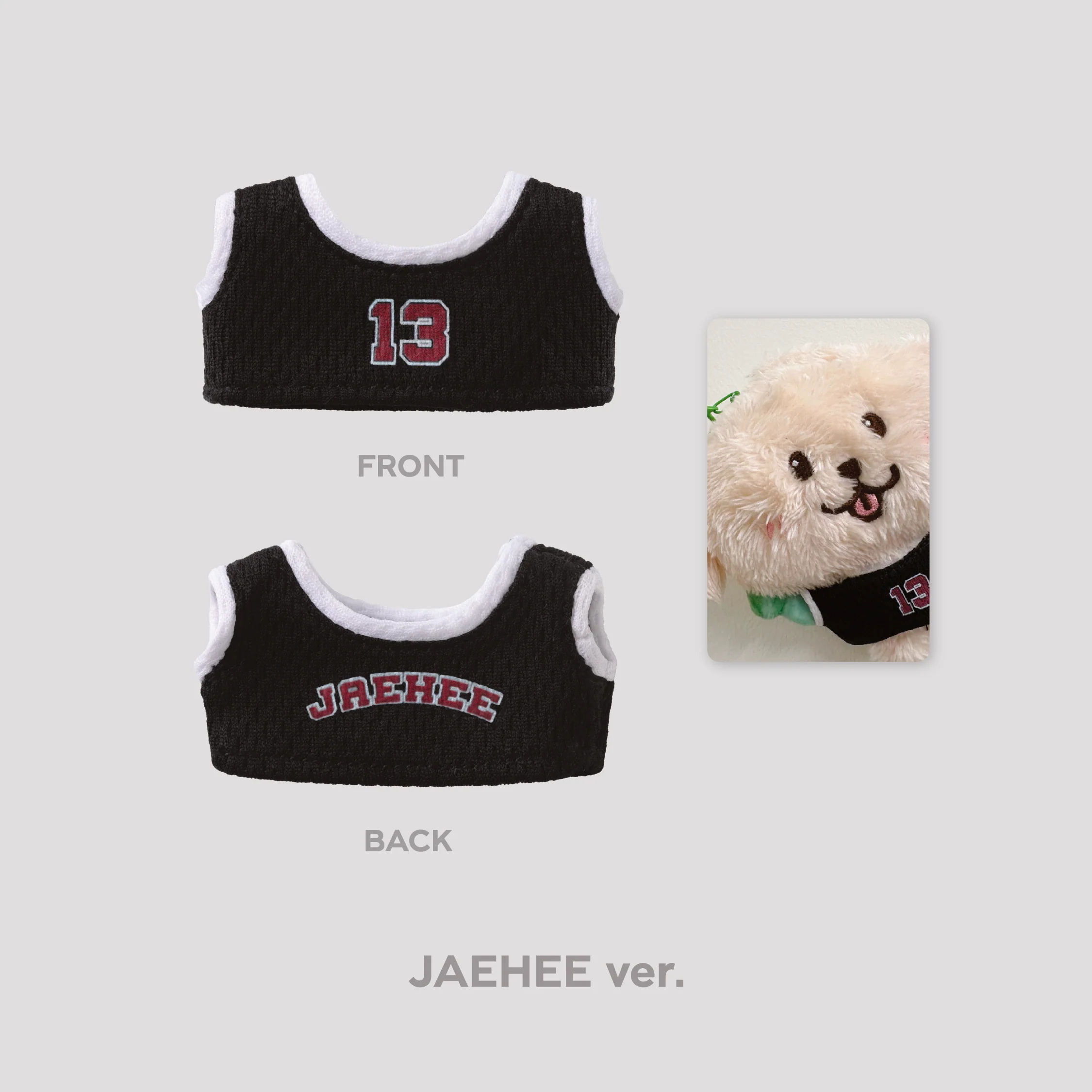 10CM DOLL UNIFORM SET - NCT WISH 'LET'S GO STEADY' POP-UP MD - Image 5