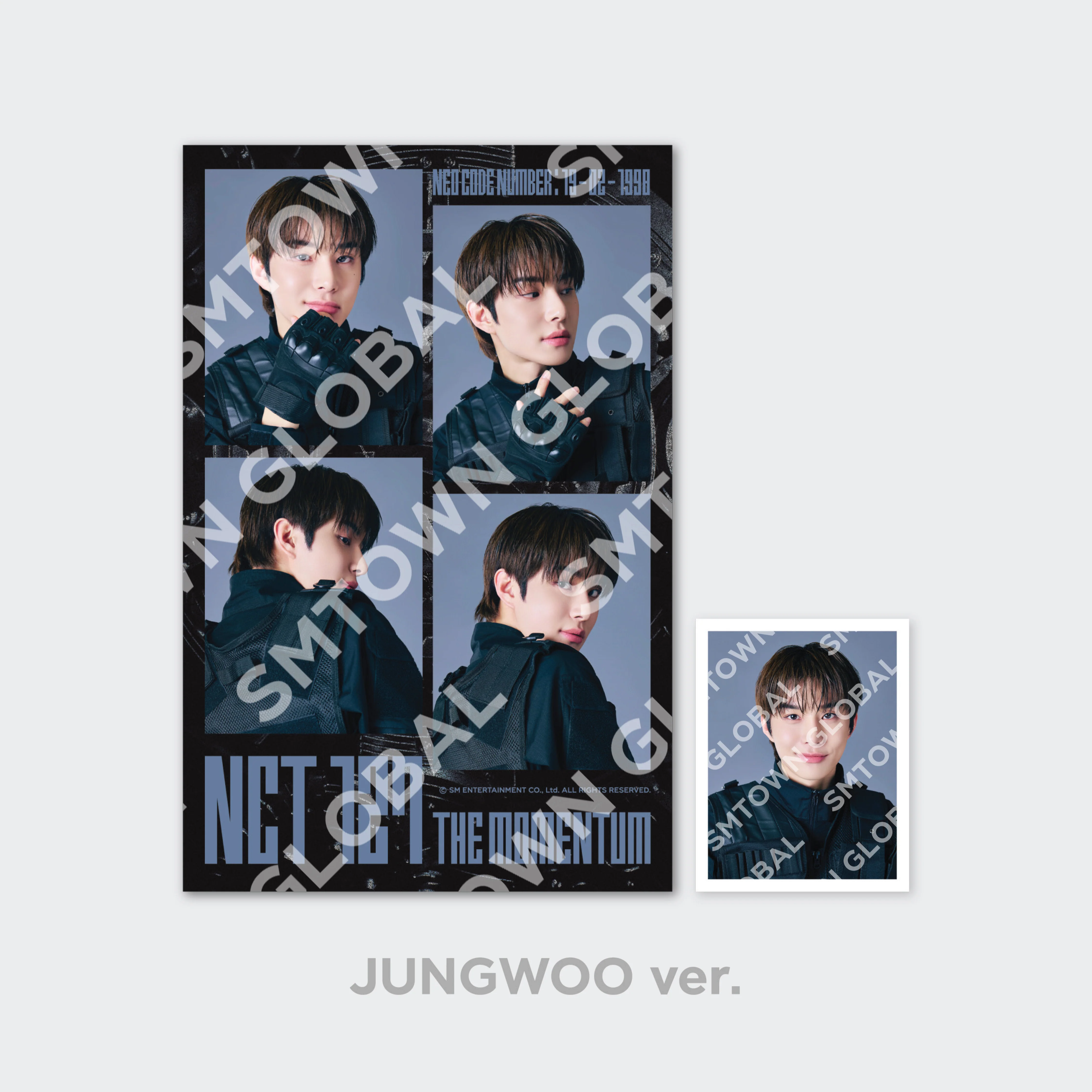 4 CUT PHOTO + ID PHOTO SET - NCT 127 4TH TOUR 'NEO CITY  SEOUL - THE MOMENTUM' MD - Image 5