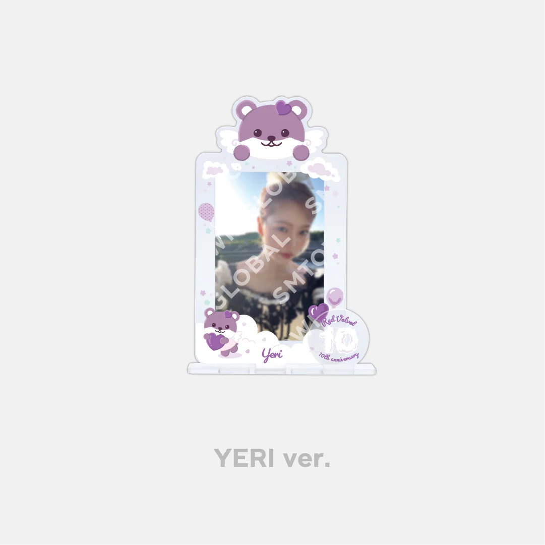 CHARACTER ACRYLIC STAND SET - Red Velvet 10th Anniversary MD - Image 9