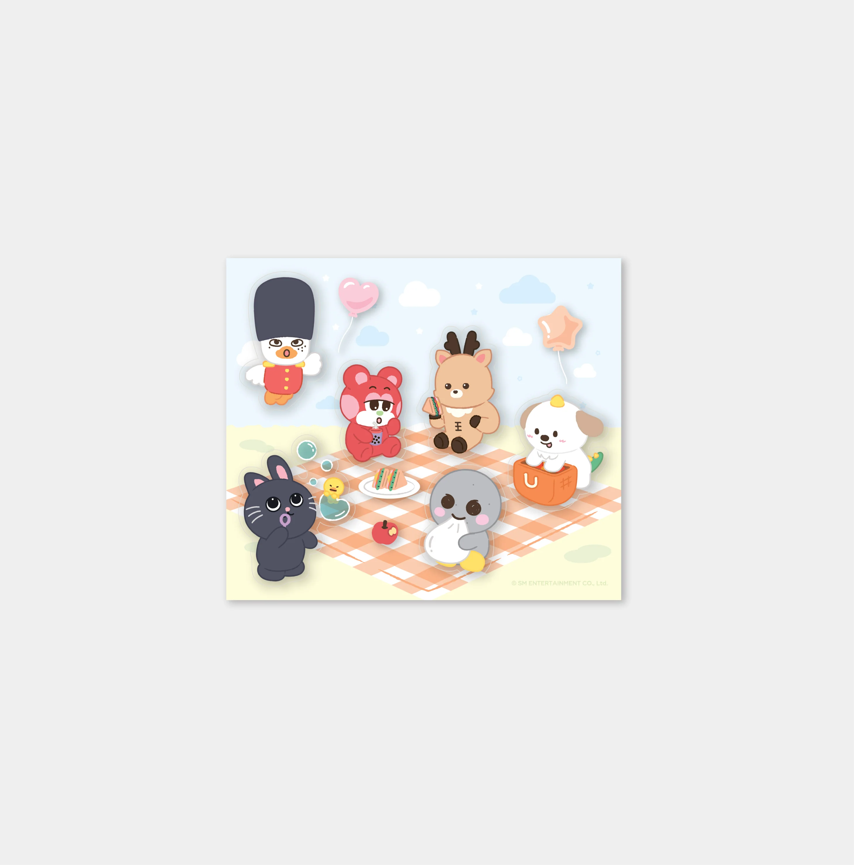 CLEAR STICKER - RIIZE CHARACTER POP-UP 'WE LITTLE RIIZE @RIIZE PARK' MD