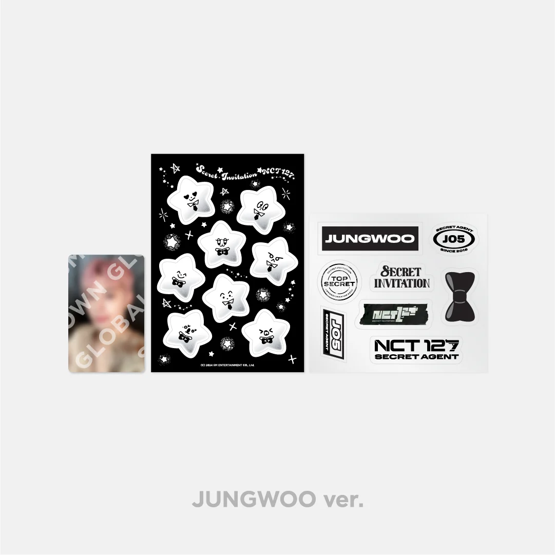 DECO STICKER SET - 2024 NCT 127 8th ANNIVERSARY FANMEETING '8ECRET INVITATION' MD - Image 7