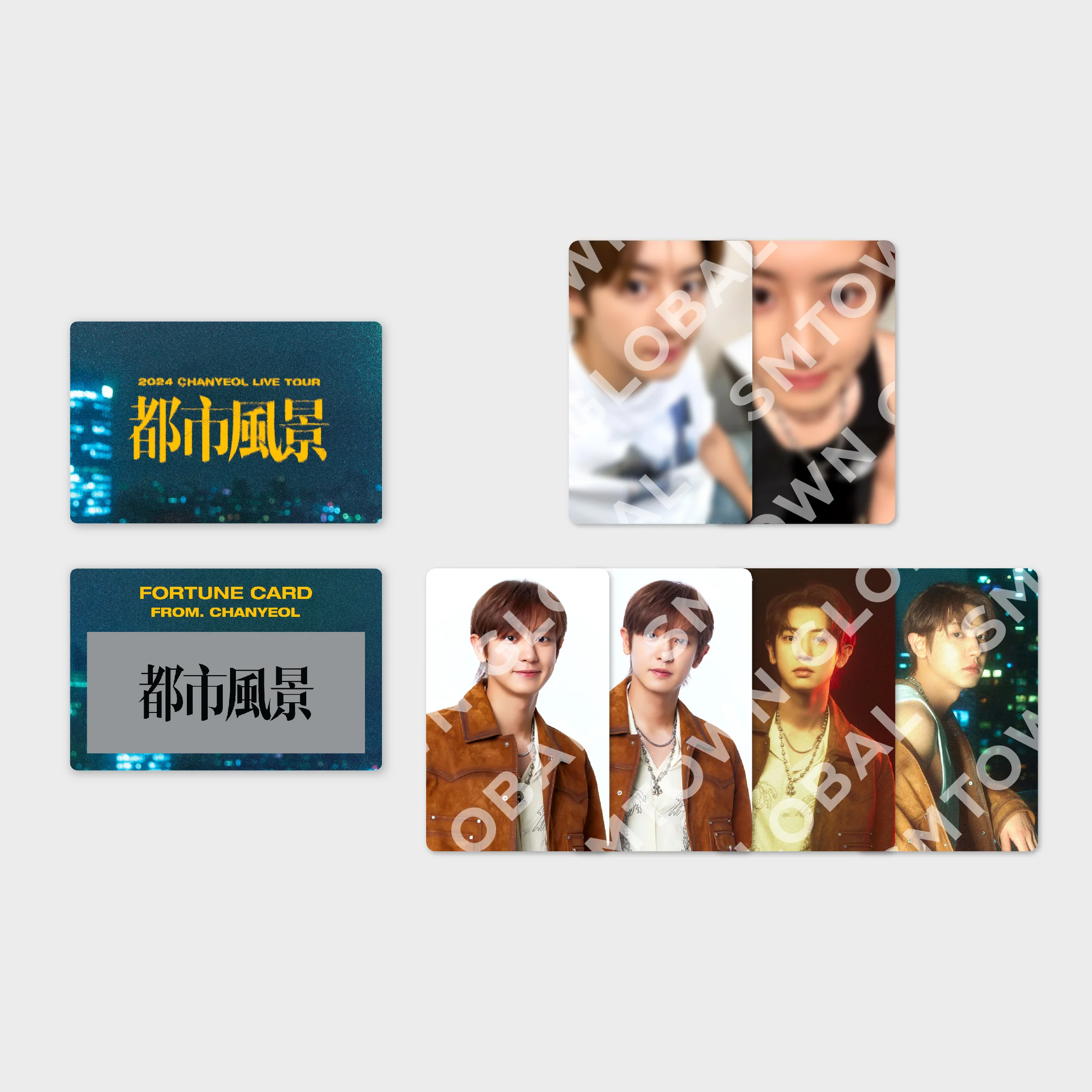 FORTUNE SCRATCH CARD SET - 2024 CHANYEOL LIVE TOUR : 都市風景 (City-scape) MD - Image 2
