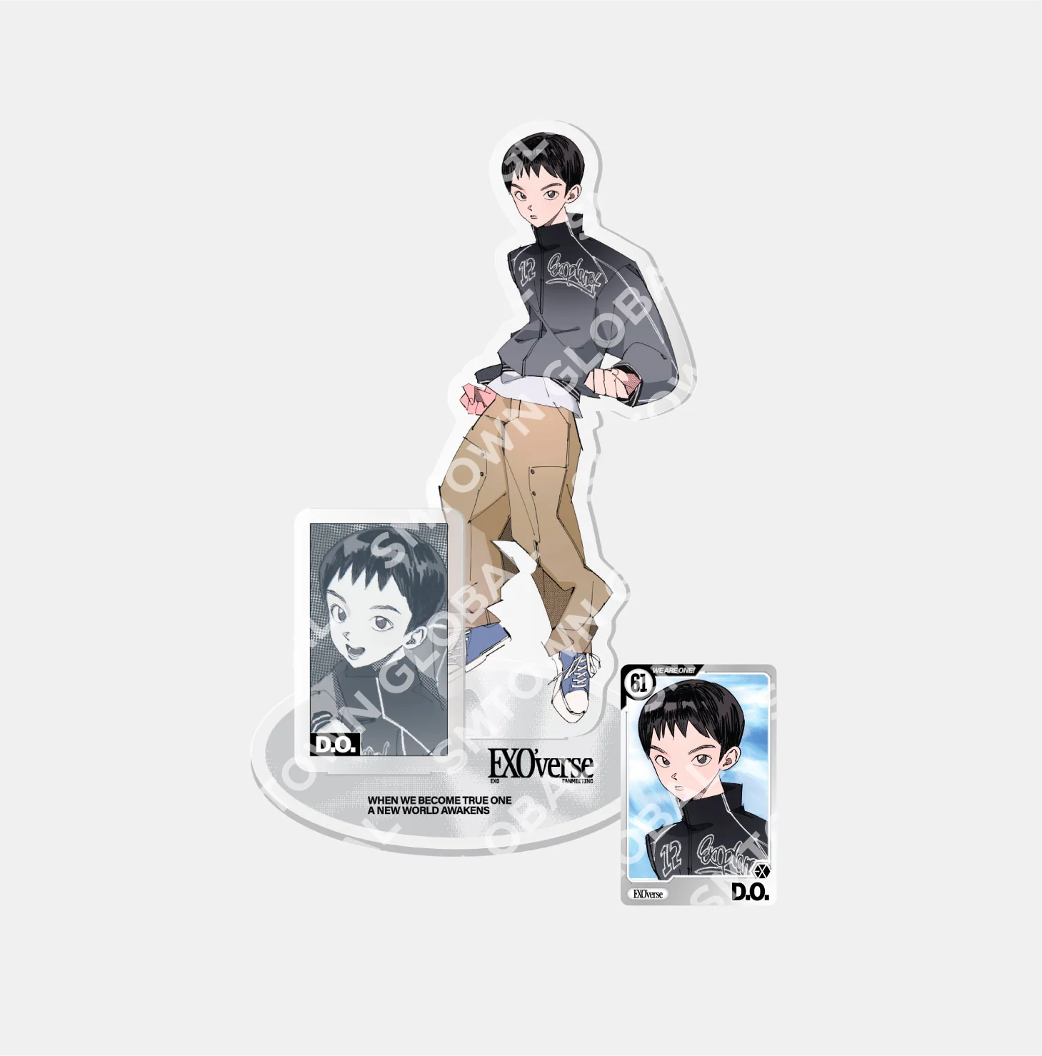 ILLUSTRATION ACRYLIC STAND SET - 2025 EXO FAN MEETING EXO'verse MD