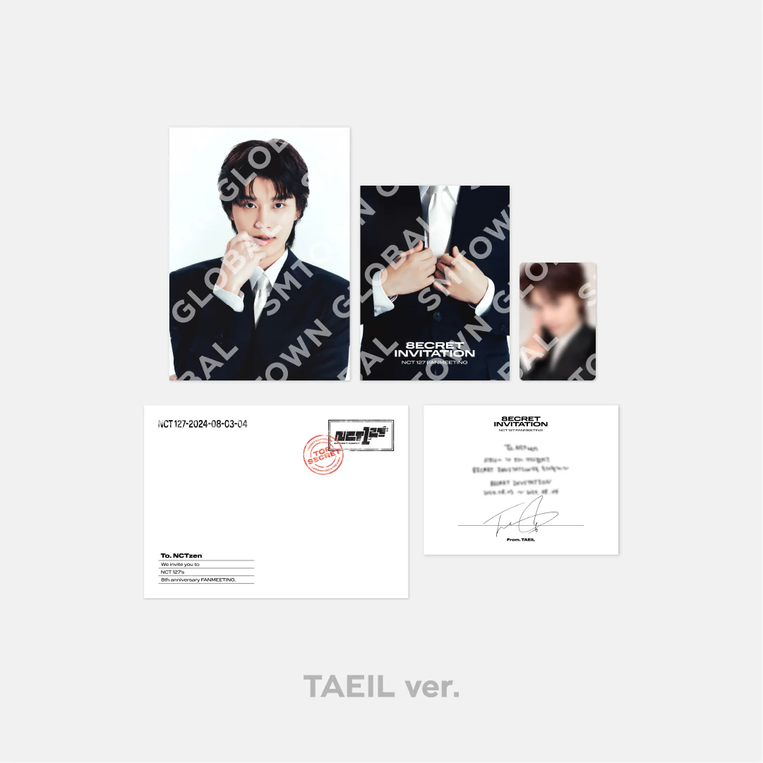 INVITATION SET - 2024 NCT 127 8th ANNIVERSARY FANMEETING '8ECRET INVITATION' MD - Image 2