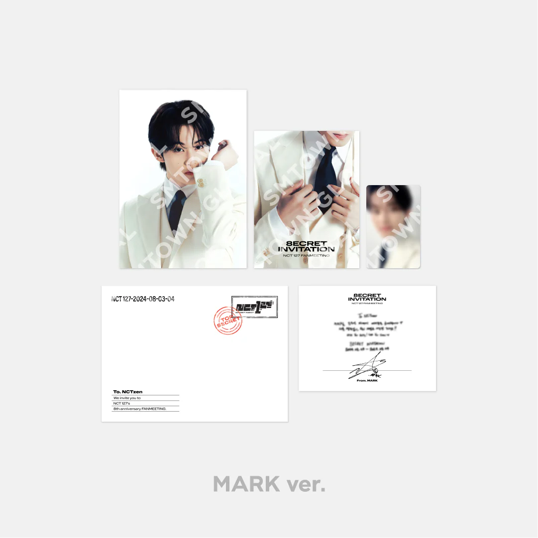 INVITATION SET - 2024 NCT 127 8th ANNIVERSARY FANMEETING '8ECRET INVITATION' MD - Image 8