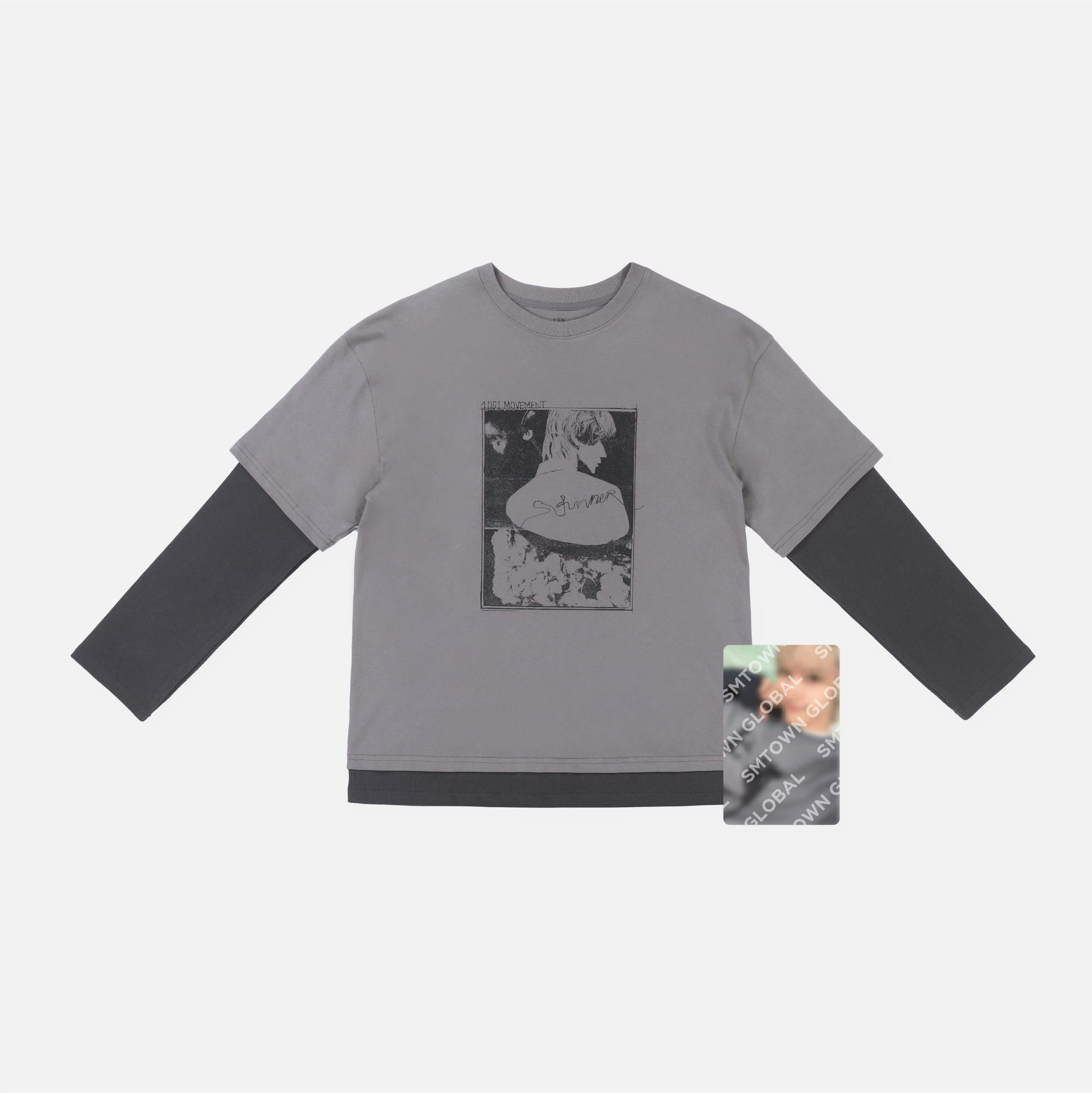 LAYERED T-SHIRT SET - 2025 TEN CONCERT 1001 MOVEMENT 'STUNNER' IN SEOUL MD