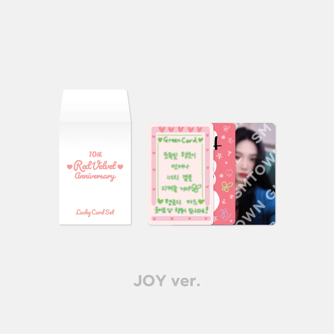 LUCKY CARD SET - Red Velvet 10th Anniversary MD - Image 10
