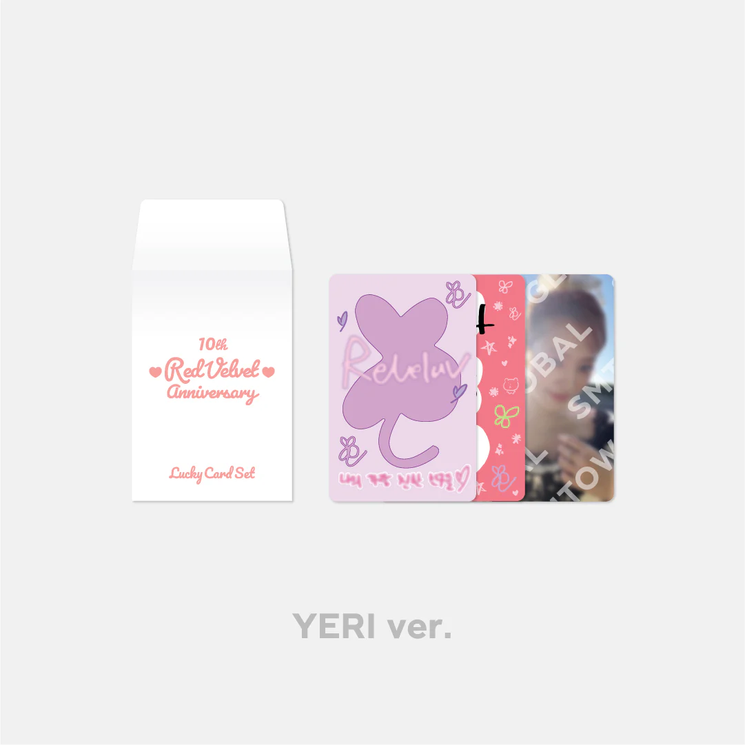 LUCKY CARD SET - Red Velvet 10th Anniversary MD - Image 11