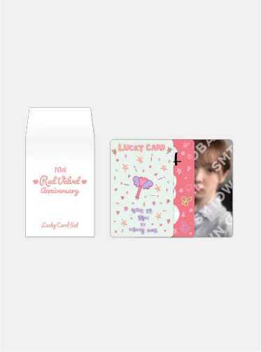 LUCKY CARD SET - Red Velvet 10th Anniversary MD - Image 2