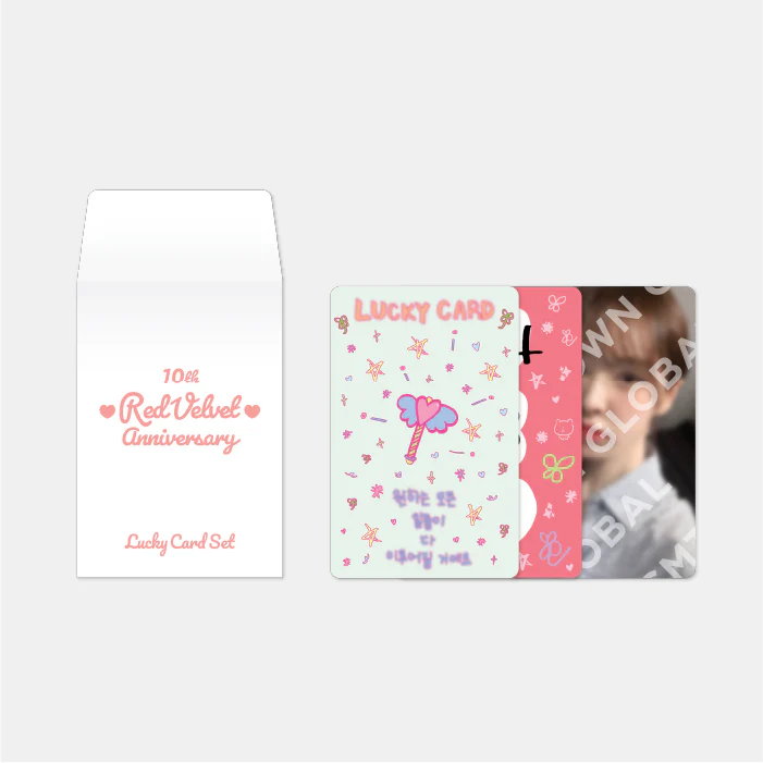 LUCKY CARD SET - Red Velvet 10th Anniversary MD - Image 3
