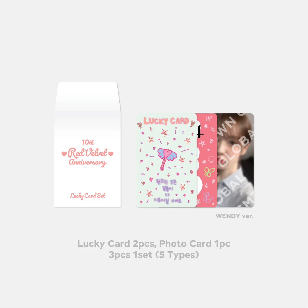 LUCKY CARD SET - Red Velvet 10th Anniversary MD - Image 6