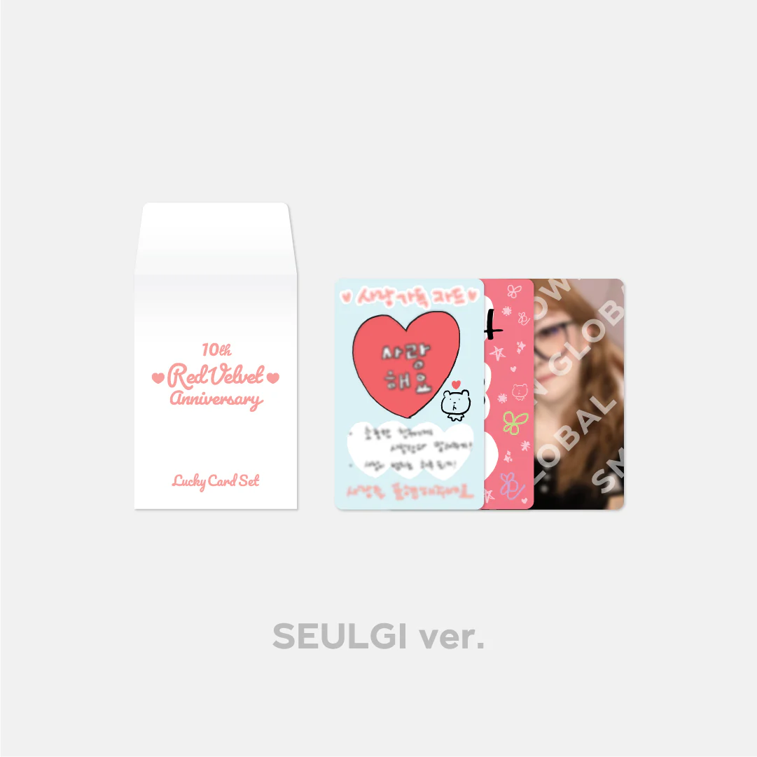 LUCKY CARD SET - Red Velvet 10th Anniversary MD - Image 8