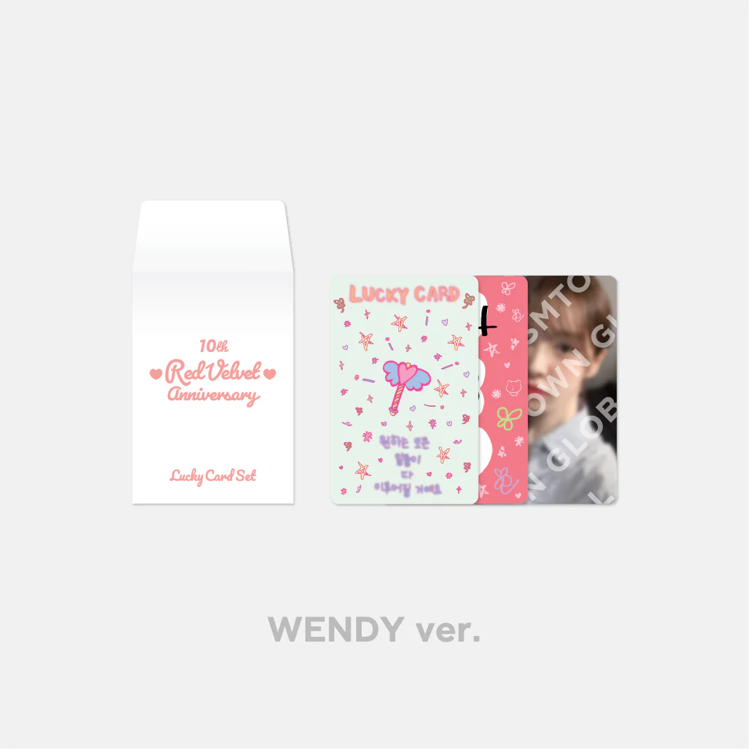 LUCKY CARD SET - Red Velvet 10th Anniversary MD - Image 9