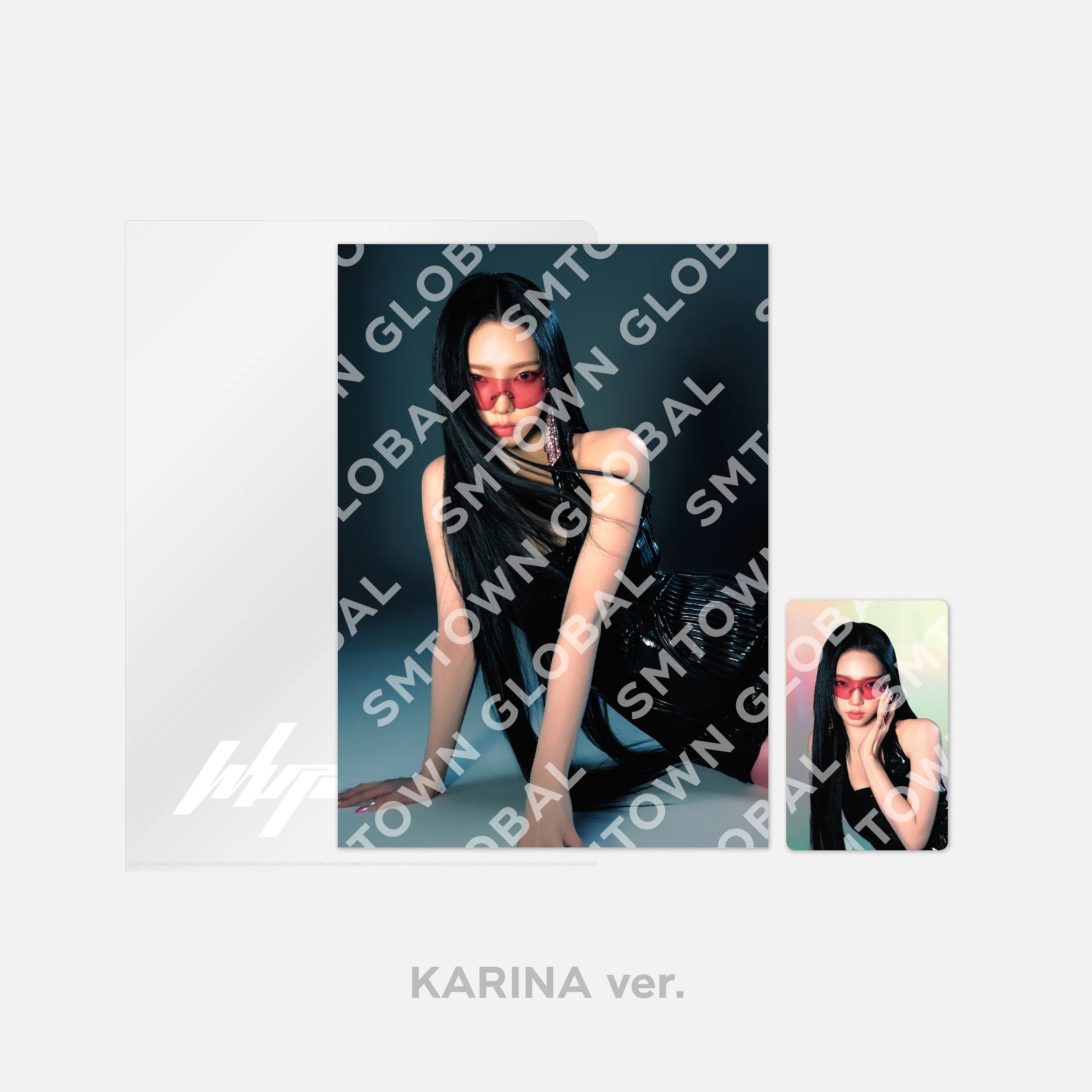 POSTCARD + HOLOGRAM PHOTO CARD SET - aespa WEEK - #Whiplash_mood POP-UP MD - Image 2