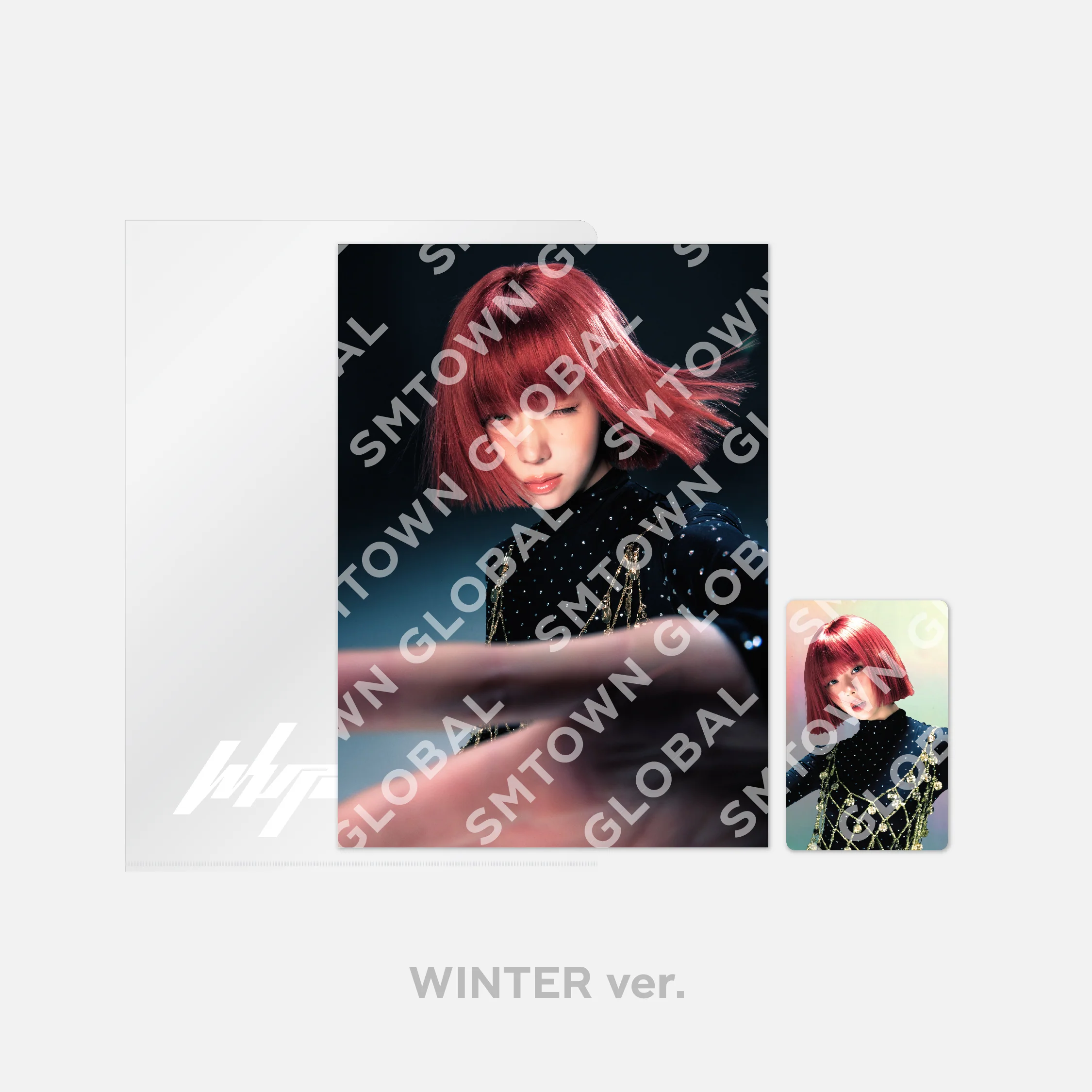 POSTCARD + HOLOGRAM PHOTO CARD SET - aespa WEEK - #Whiplash_mood POP-UP MD - Image 4
