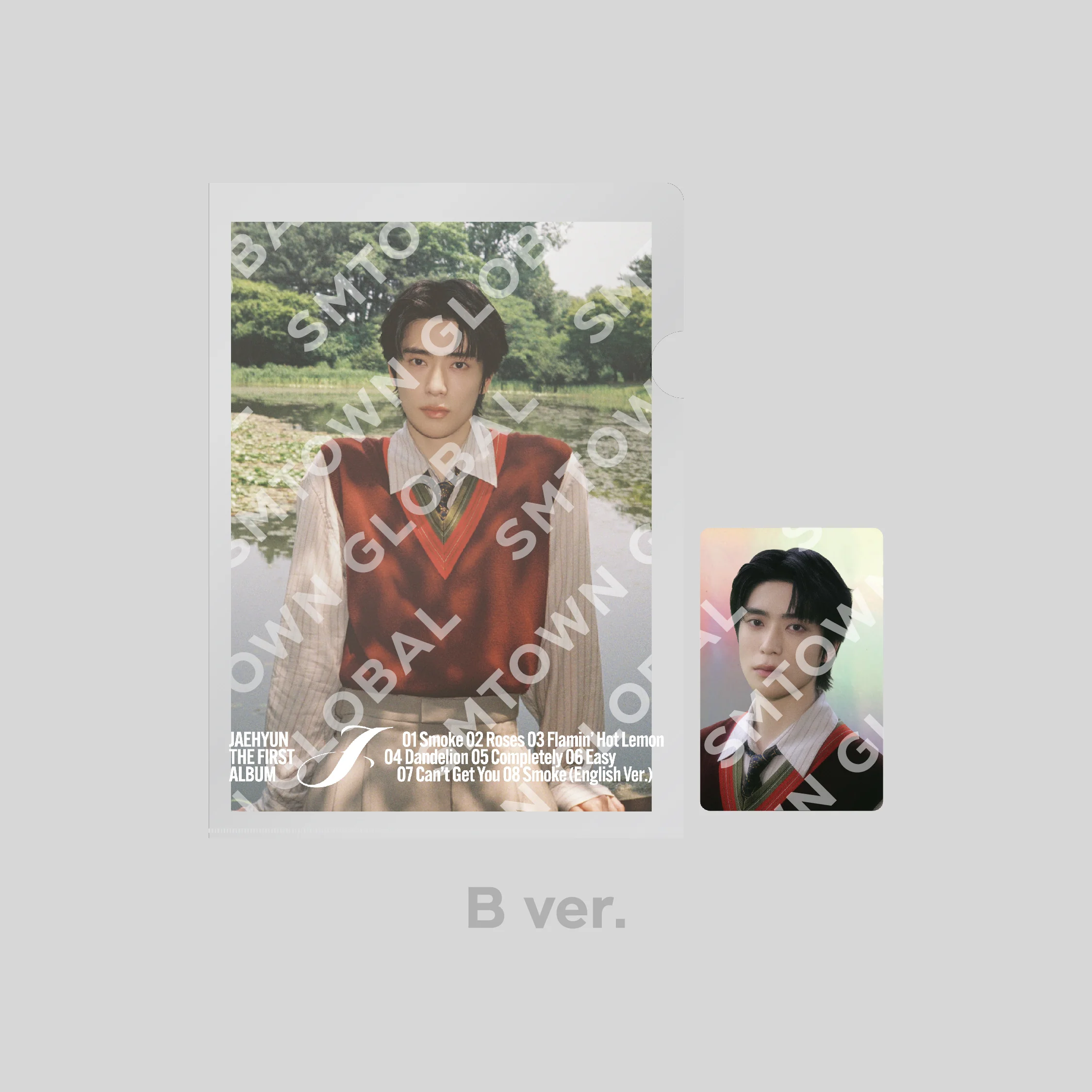 POSTCARD + HOLOGRAM PHOTO CARD SET - JAEHYUN 'J - The 1st Album' MD - Image 4