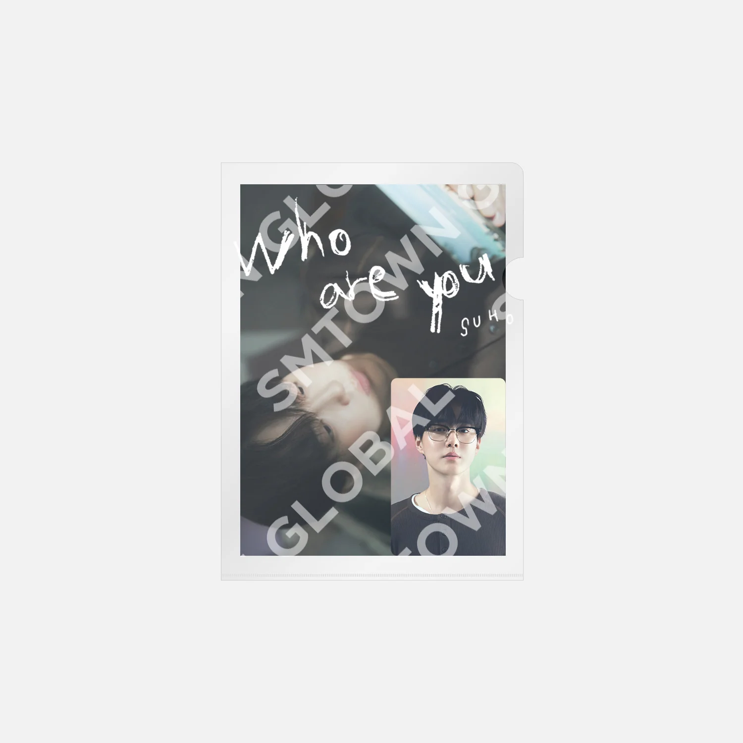 POSTCARD + HOLOGRAM PHOTO CARD SET - SUHO 'Who Are You - The 4th Mini Album' MD - Image 2