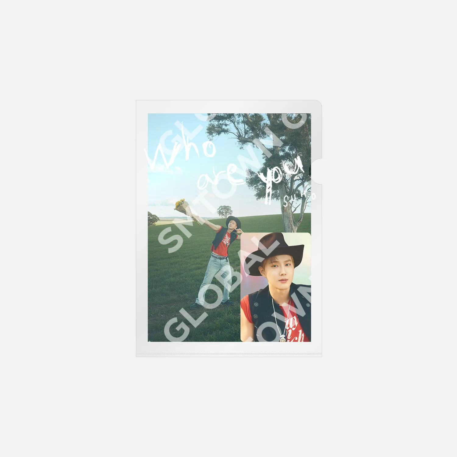 POSTCARD + HOLOGRAM PHOTO CARD SET - SUHO 'Who Are You - The 4th Mini Album' MD - Image 3