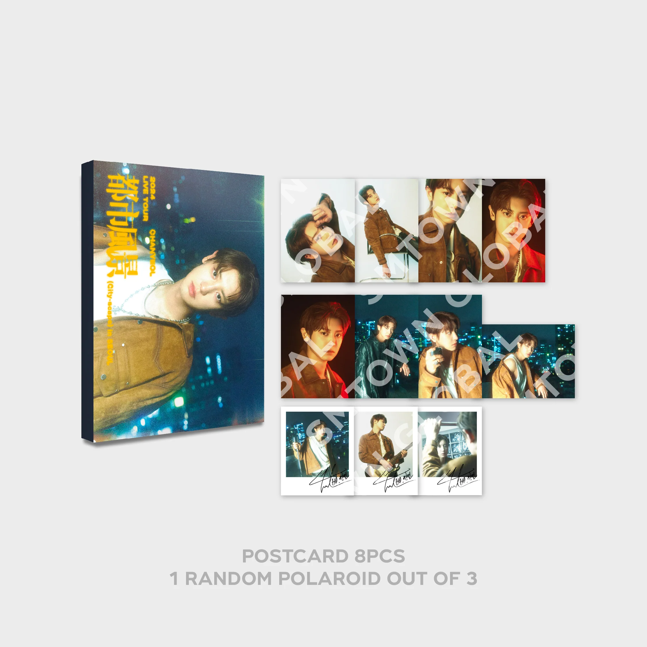 POSTCARD SET - 2024 CHANYEOL LIVE TOUR : 都市風景 (City-scape) MD - Image 2