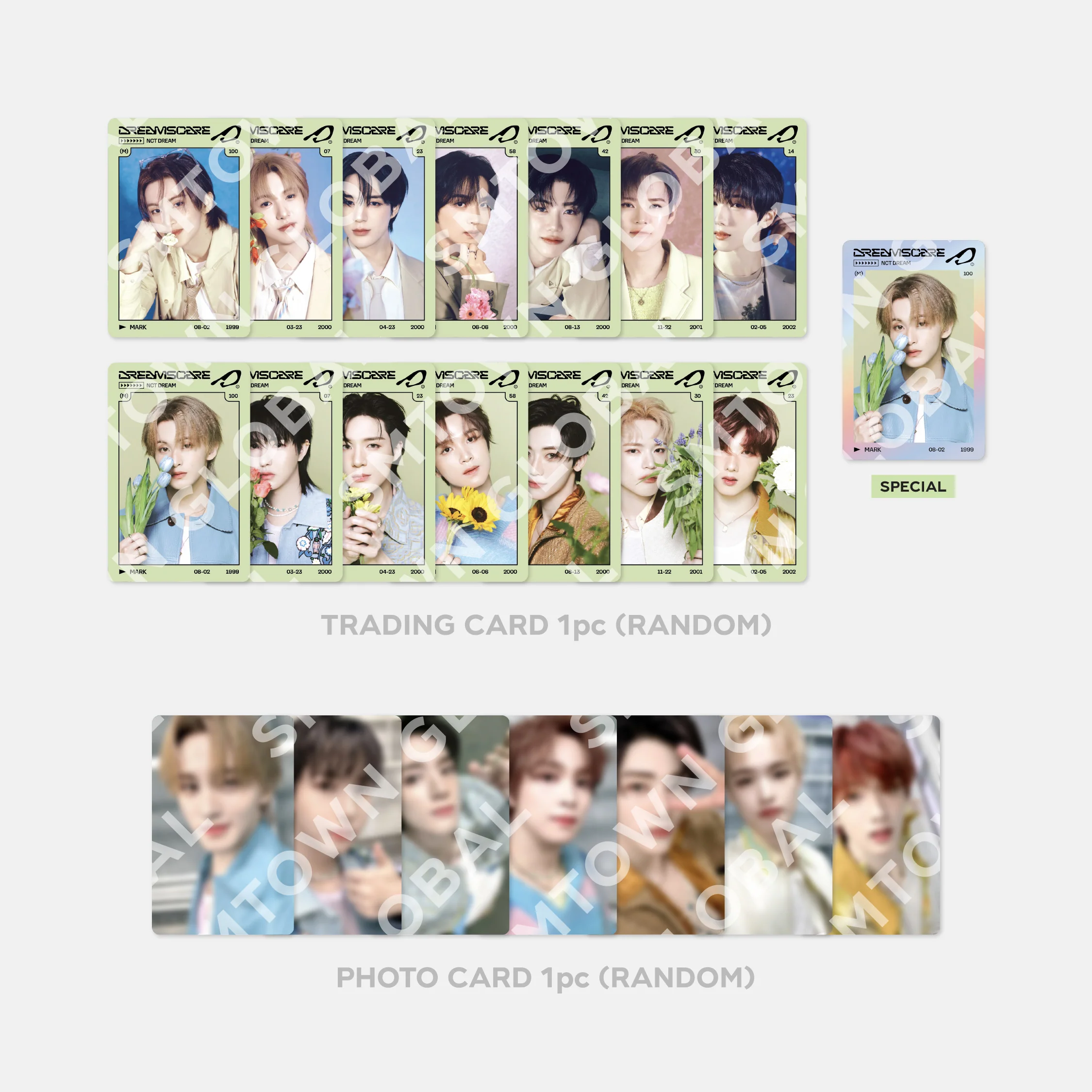 RANDOM TRADING CARD SET [B ver.]- NCT DREAM 'DREAM FINDER - Chase The Light' POP-UP MD - Image 3