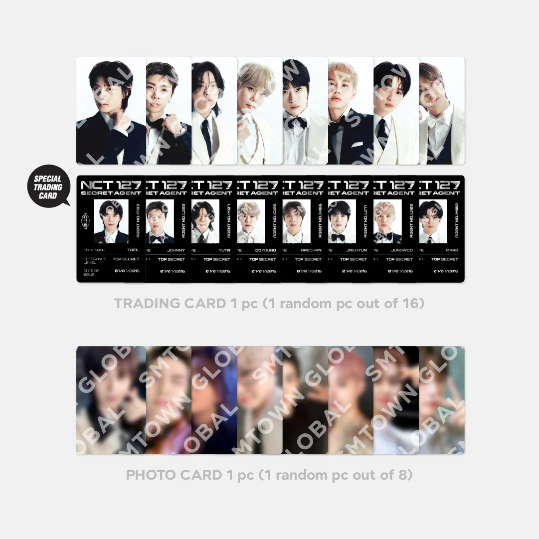 RANDOM TRADING CARD SET - 2024 NCT 127 8th ANNIVERSARY FANMEETING '8ECRET INVITATION' MD - Image 3