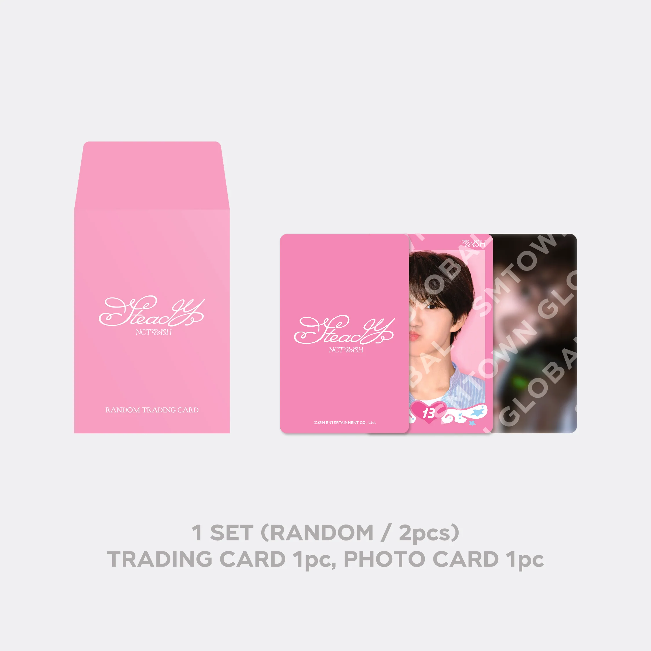 RANDOM TRADING CARD SET [B ver.] - NCT WISH 'LET'S GO STEADY' POP-UP MD - Image 2