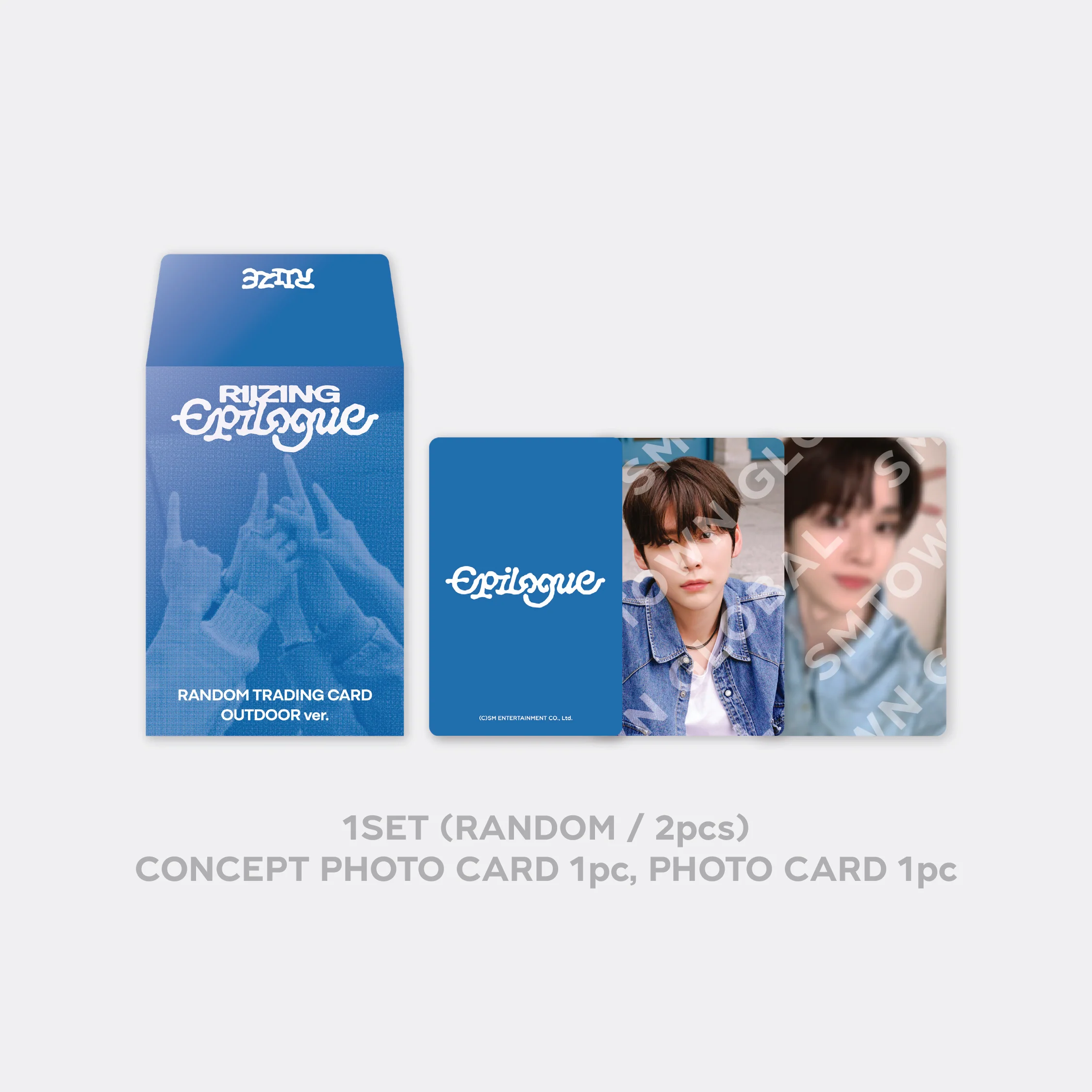 RANDOM TRADING CARD SET [OUTDOOR ver.] - RIIZE : ON THE SING STREET POP-UP MD - Image 2
