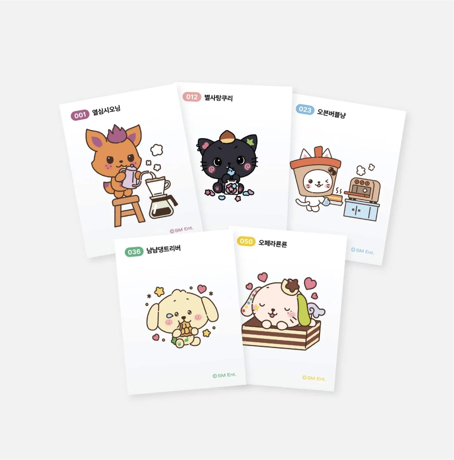 RANDOM TTIBU STICKER SET - NCT WISH [WISH BAKERY] POP-UP MD