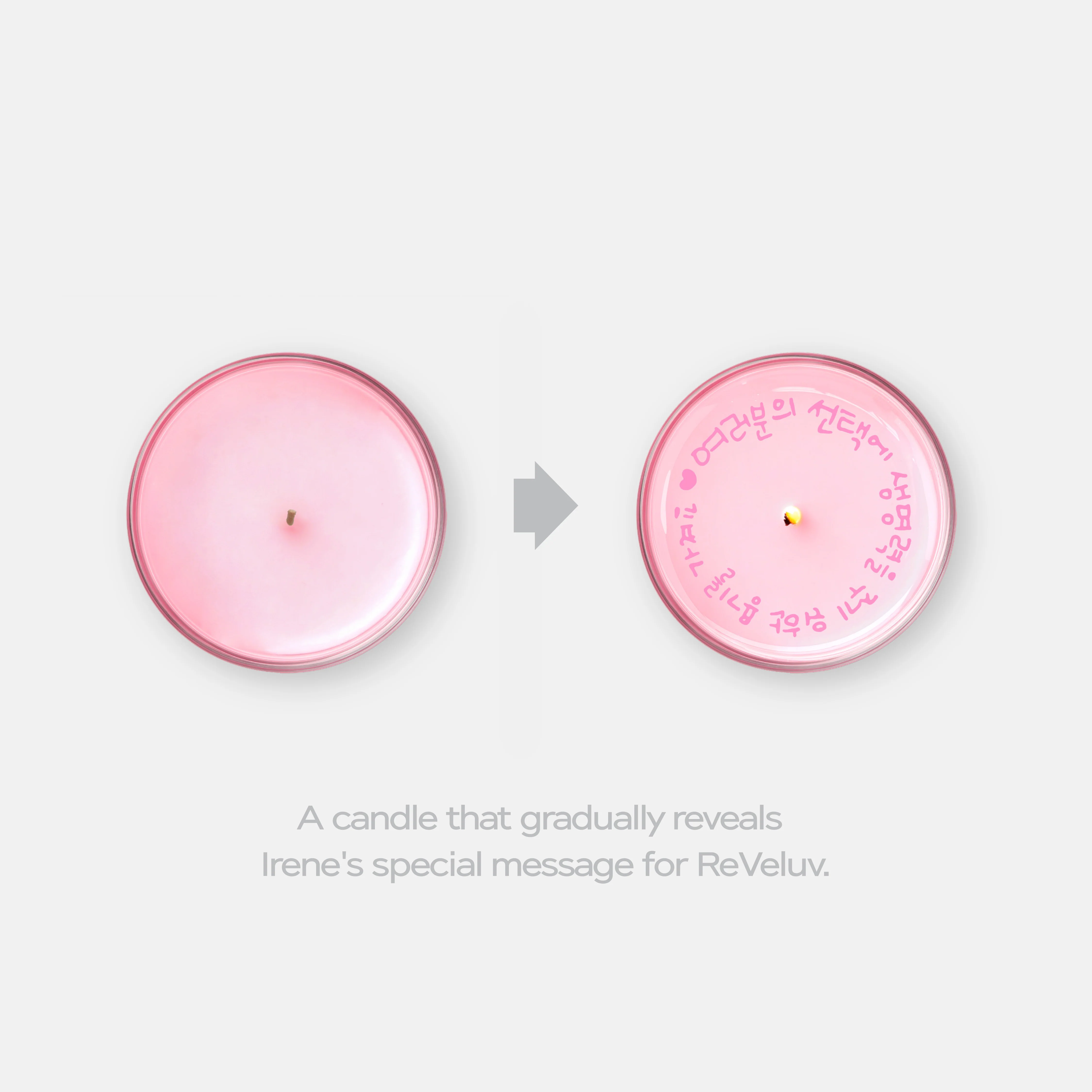 SECRET MESSAGE CANDLE SET - IRENE 'Like A Flower - The 1st Mini Album' MD - Image 3