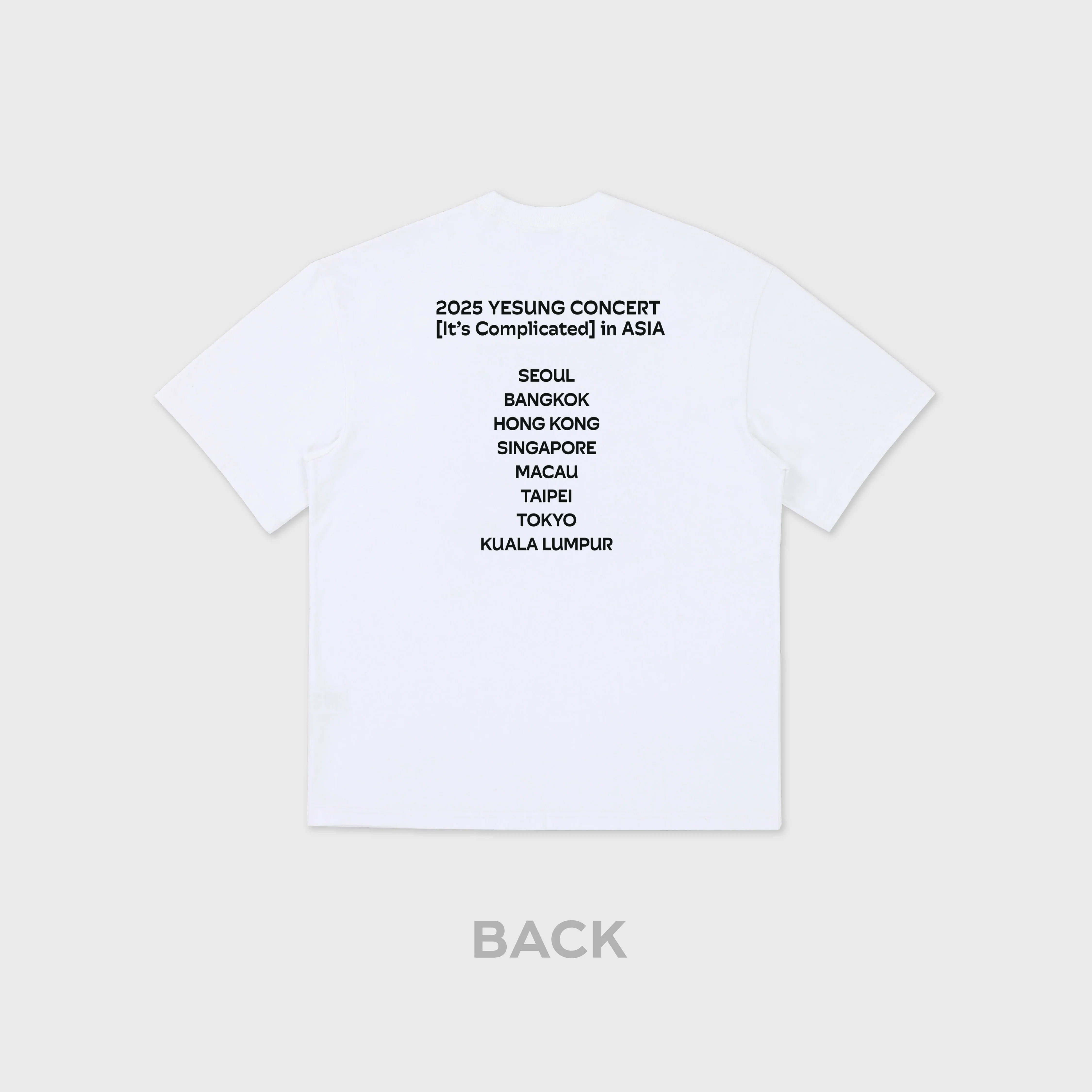 T-SHIRT SET [B ver.] - 2025 YESUNG CONCERT [It’s Complicated] MD - Image 3