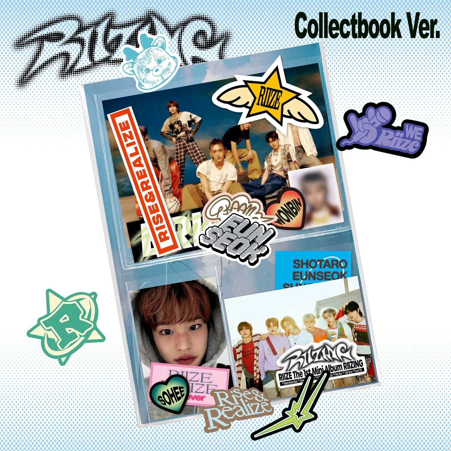 The 1st Mini Album 'RIIZING' (Collect Book Ver.)