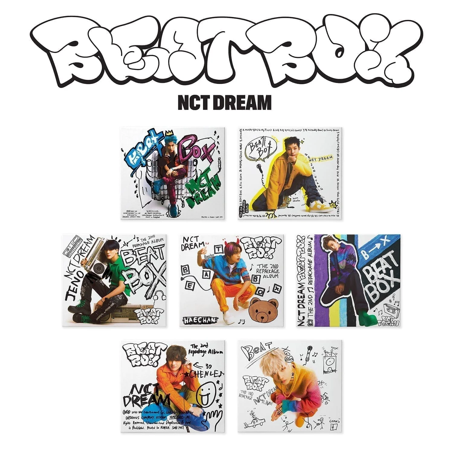The 2nd Repackage Album 'Beatbox' (Digipack Ver.) - Random